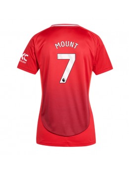 Manchester United Mason Mount #7 Heimtrikot für Frauen 2024-25 Kurzarm